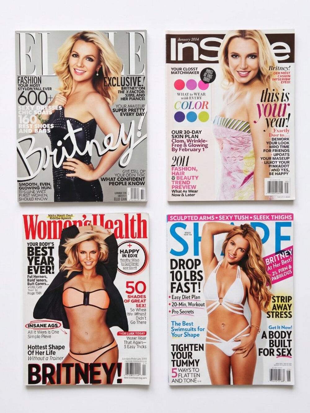 4 Britney Spears Magazines Lot - Great Condition